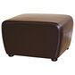 Baxton Studio Mendozza Ottoman in Dark Brown, , large