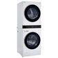 LG WashTower 4.5 Cu. Ft. Washer and 7.4 Cu. Ft. Gas Dryer in White, , large