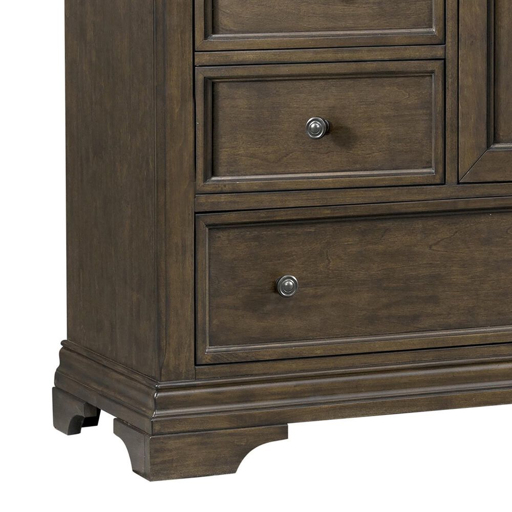 Eastern Shore Olivia 5-Drawer Chifferobe in Rosewood, , large