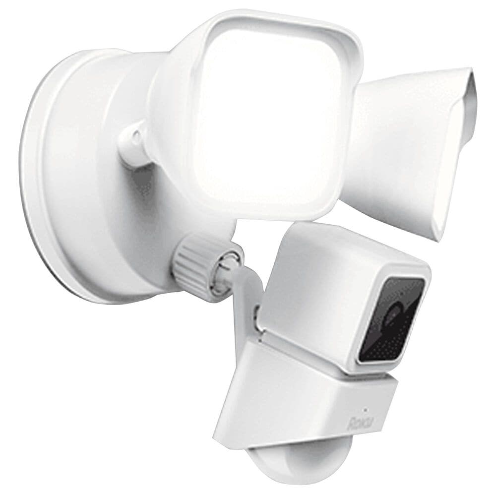 Roku Smart Home Floodlight Camera in White, , large