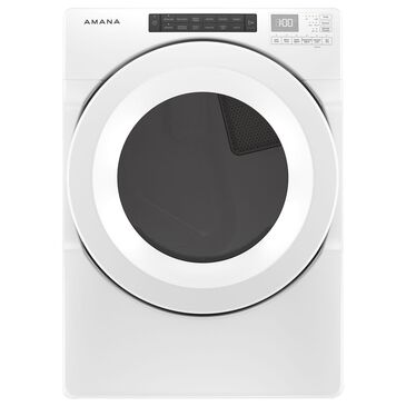 Amana 7.4 Cu. Ft. Front Load Electric Dryer with Sensor Drying in White, , large