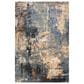 Rizzy Evolution Teal, Grey, Black, Brown, Beige and Ivory 8" x 10" Area Rug, , large