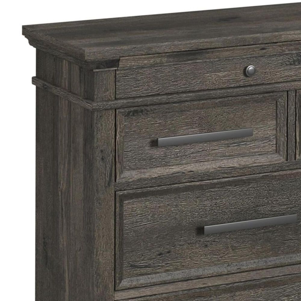 Mayberry Hill Park Ridge 5-Piece King Bedroom Set in Charcoal, , large