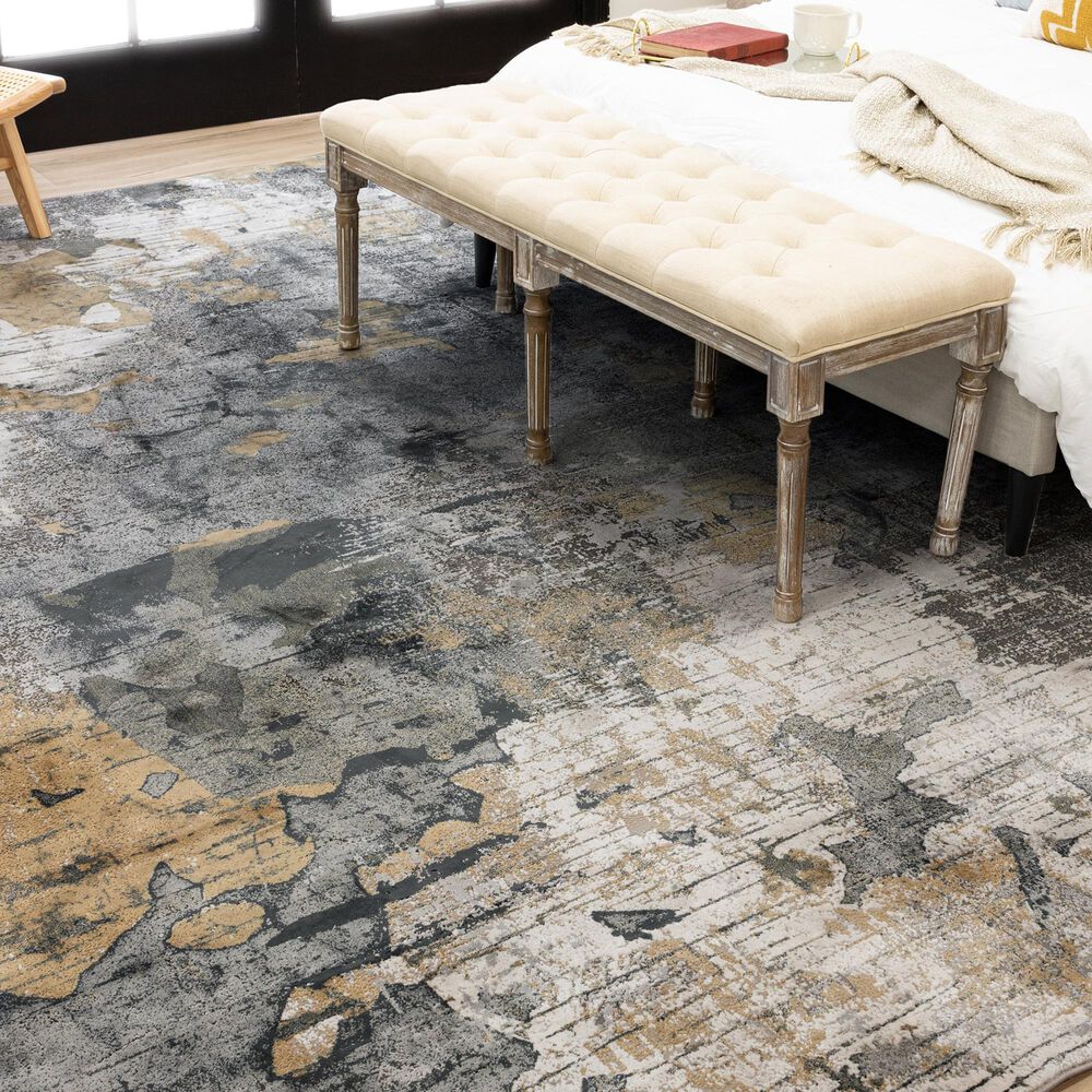 Karastan Tryst Nuvole 8&#39; x 11&#39; Patina Area Rug, , large