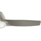 Hunter Wisp 44" Ceiling Fan with LED Light in Painted Pewter, , large