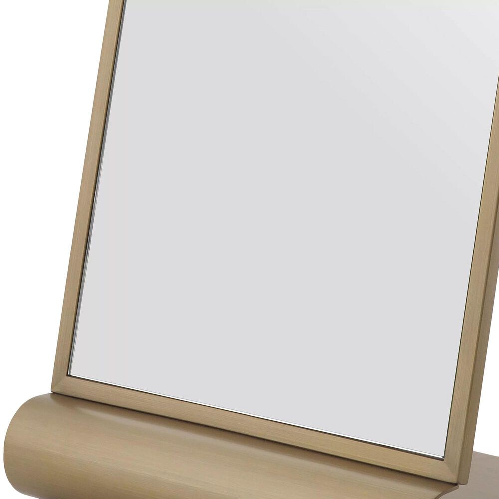 Eichholtz Panorama Floor Mirror in Brushed Brass, , large