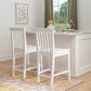 Linon Home Decor Percival Counter Stool in Bright White (Set of 2), , large