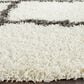 Safavieh Dallas Shag SGD257H-6R 6" x 6" Ivory/Dark Grey Round Rug, , large