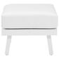 Linon Home Decor Holland Patio Ottoman in White, , large