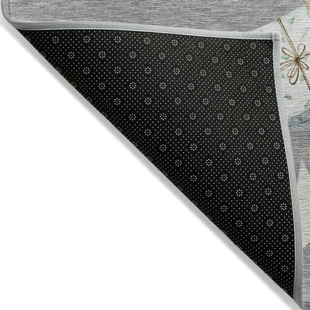 Dalyn Rug Company Wonderland WN33 2&#39;3&quot; x 7&#39;6&quot; Gray Indoor/Outdoor Runner, , large