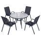 Redline Creation Inc. 5-Piece Patio Dining Set in Black, , large