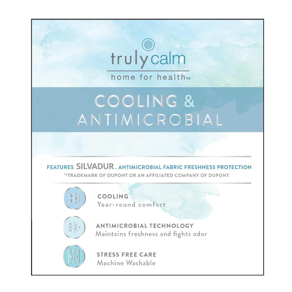 Pem America Truly Calm Silver Cool 2-Piece Twin/Twin XL Duvet Set in Blue, , large
