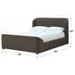 Urban Home Kiki Queen Upholstered Platform Bed in Pumpernickel, , large