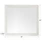 James Martin Bristol 29" Rectangular Mirror in Bright White, , large