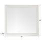James Martin Bristol 29" Rectangular Mirror in Bright White, , large