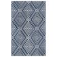 Safavieh Micro-Loop MLP608N 5" x 8" Navy and Ivory Area Rug, , large