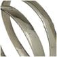 Maple and Jade Abstract Looped Decorative Sculpture in Satin Silver, , large