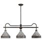 Golden Lighting Jasper Linear Pendant in Antique Black, , large