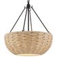 Golden Lighting Hathaway 4-Light Pendant in Matte Black, , large