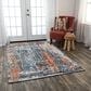 RIZZY Premier PMR101 8" x 10" Blue Area Rug, , large
