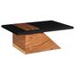 TimberHaus Slant Coffee Table in Natural and Black, , large