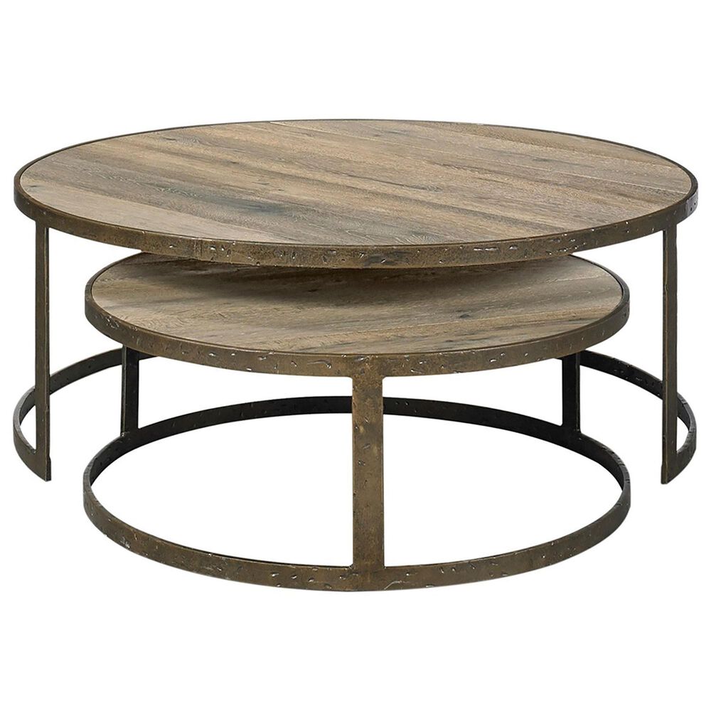 Classic Home Abrelle Nesting Table in Oak &#40;Set of 2&#41;, , large