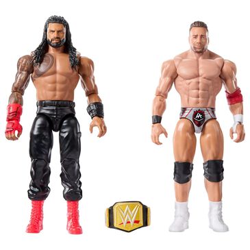 WWE Main Event Showdown Series 21 Action Figures Set - Roman Reigns and LA Knight in Multicolor, , large