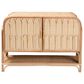 Baxton Studio Gitano 2-Door Rattan Storage Cabinet in Natural, , large