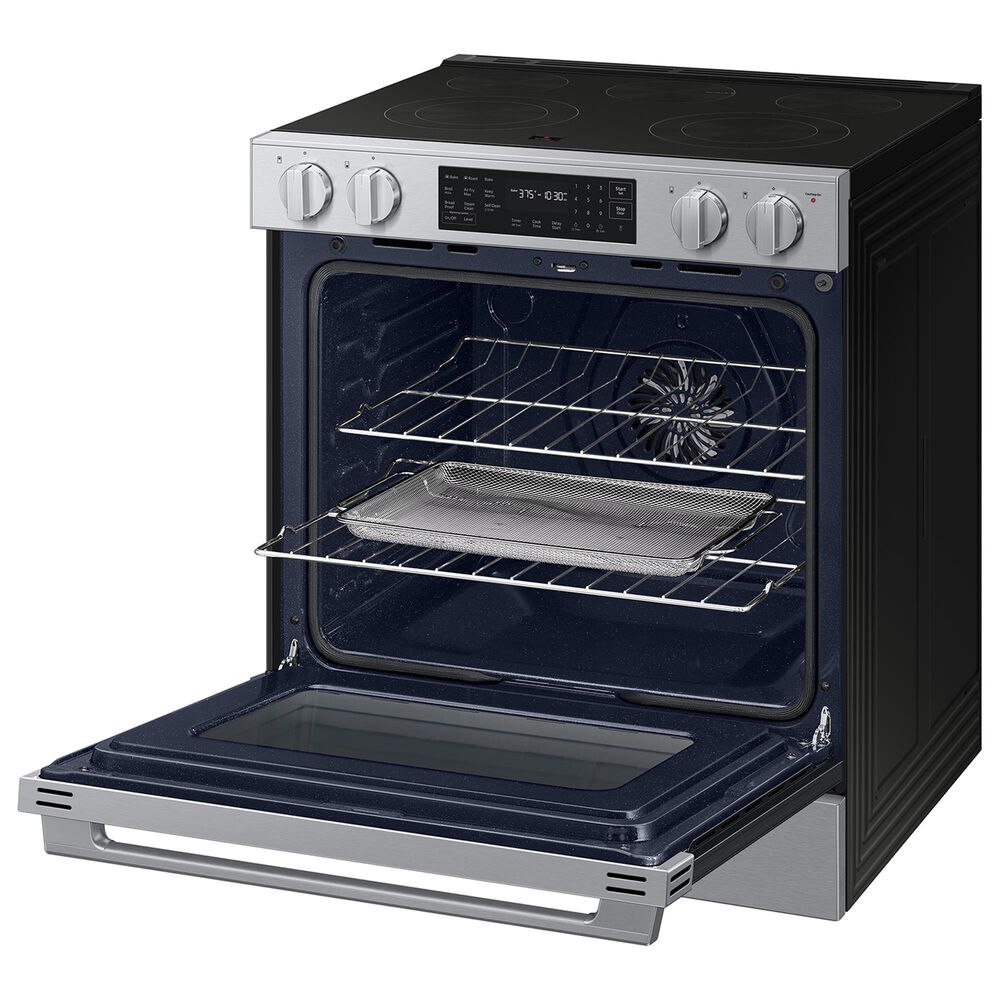 Samsung Bespoke 6.3 Cu. Ft. Smart Slide-In Electric Range with No-Preheat Air Fry Max in Stainless Steel, , large