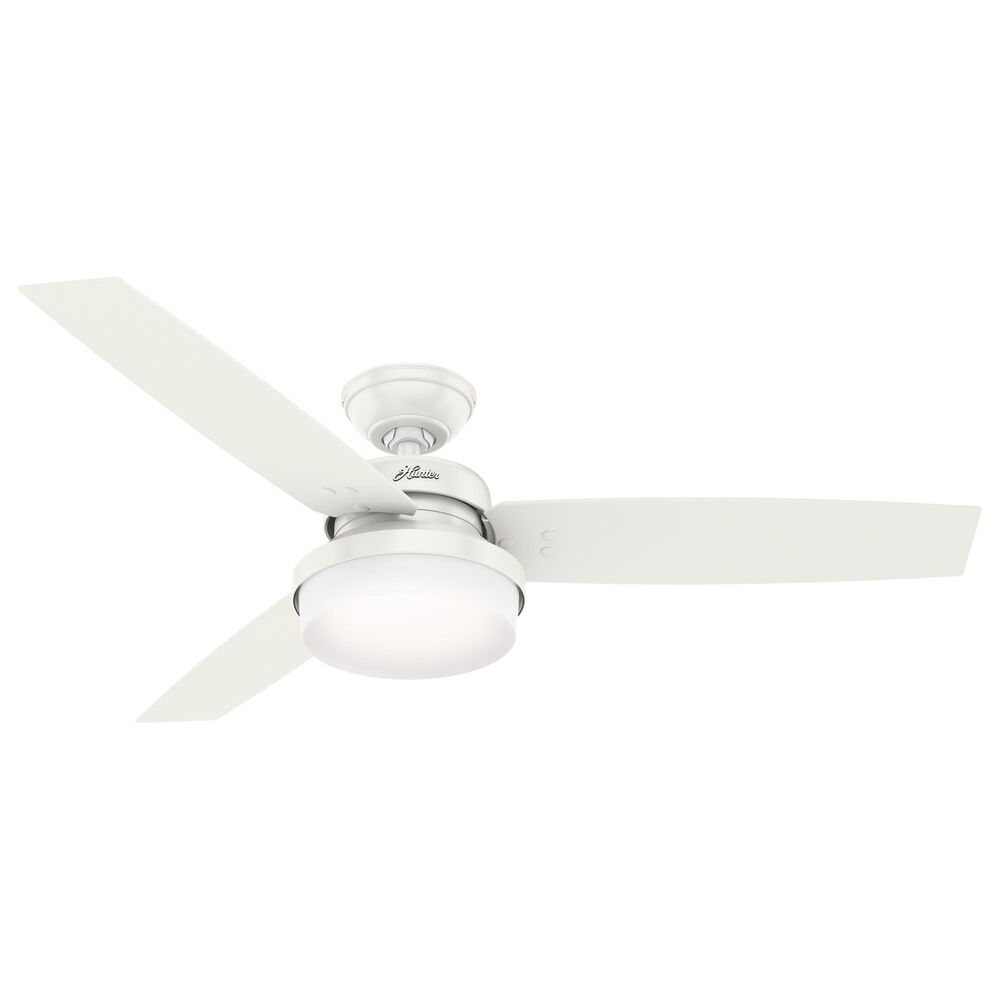 Hunter Sentinel 52" LED Ceiling Fan in Fresh White, , large