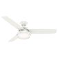 Hunter Sentinel 52" LED Ceiling Fan in Fresh White, , large