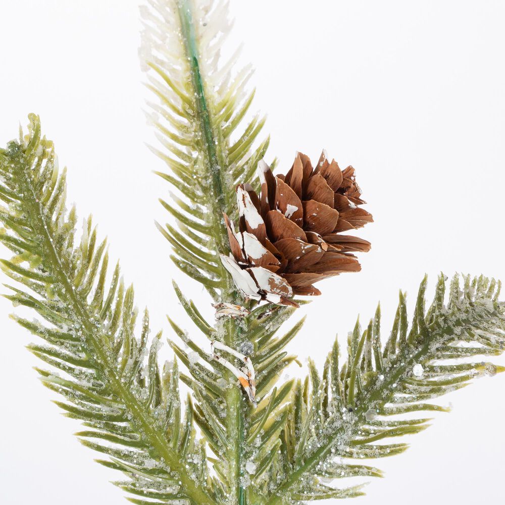 The Gerson Company 3-Piece Pine Trees with Wrapped Base Set in Green, Black and White, , large