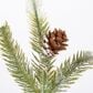 The Gerson Company 3-Piece Pine Trees with Wrapped Base Set in Green, Black and White, , large