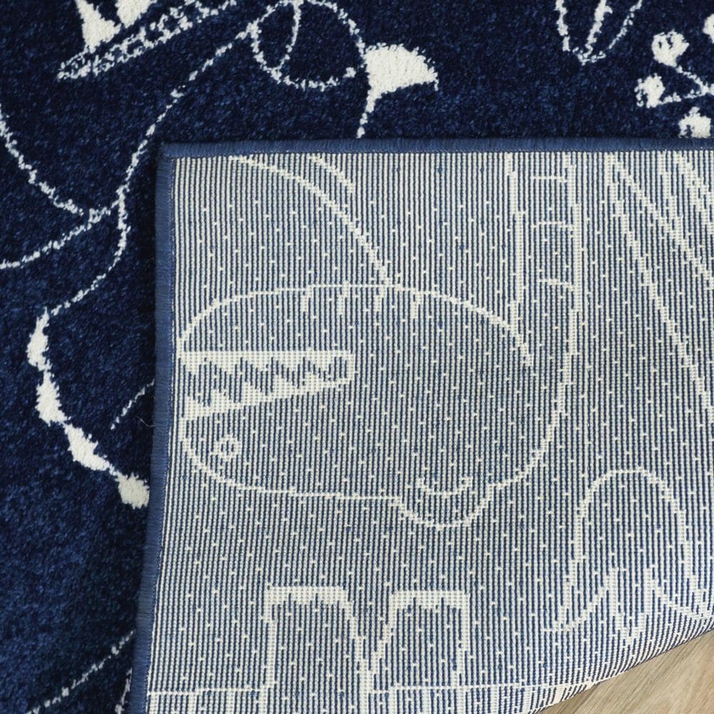 Balta Rugs Parker Dinosaur 3&#39;11&quot; x 5&#39;7&quot; Navy Kids Area  Rug, , large