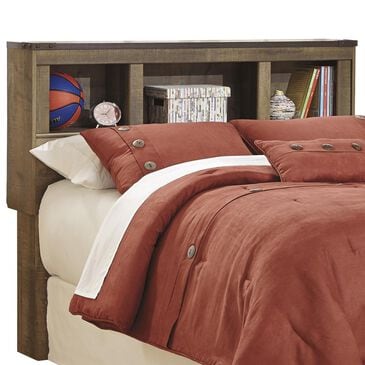 Ashley Trinell Full Bookcase Headboard in Brown, , large