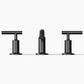 Kohler Purist Widespread Bathroom Sink Faucet in Matte Black, , large