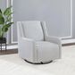 Coaster Serra Swivel Glider Chair in Dove Grey, , large