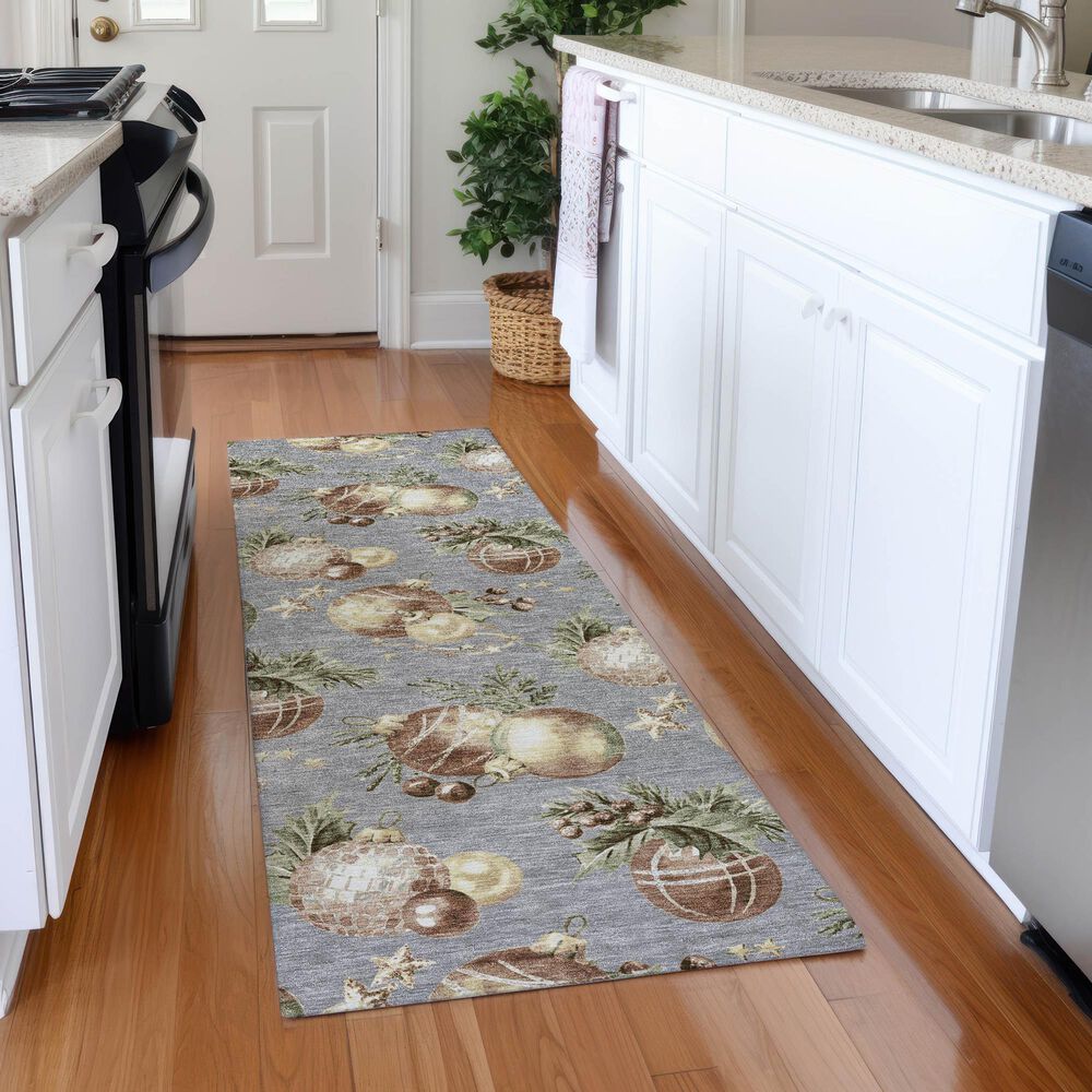 Dalyn Rug Company Wonderland WN36 Gray 2&#39;3&quot; x 7&#39;6&quot; Runner, , large