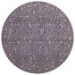Dalyn Rug Company Hatay HY5 8" Round Eggplant Area Rug, , large