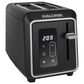 Kalorik Designer Series 2-Slice Digital Toaster in Black and Silver, , large