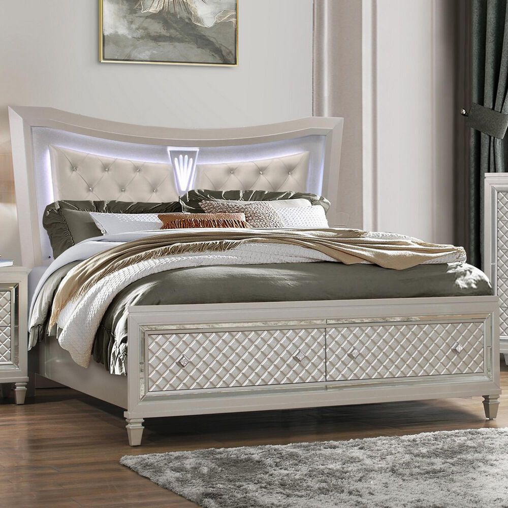 Global Furniture USA Paris King Bed in Champagne, , large