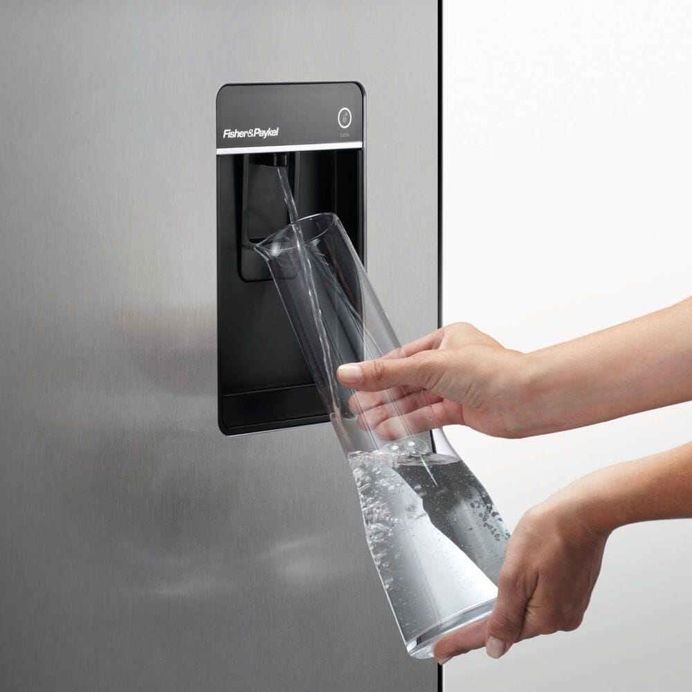 Fisher &amp; Paykel 16.8 Cu. Ft. Built-In French Door Refrigerator with Ice and Water - Panels Sold Separately, , large