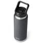 YETI Rambler 26 Oz Bottle with Straw Cap in Black Stone, , large