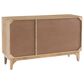 Linon Home Decor Janie 3-Door Cabinet in Natural, , large