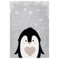 Safavieh Carousel 5"3" x 7"6" Light Grey and Black Kids  Area Rug, , large