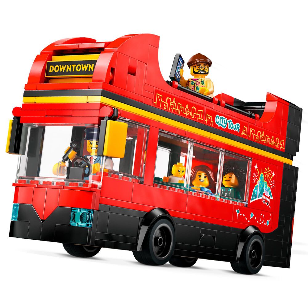 LEGO City Red Double-Decker Sightseeing Bus, , large