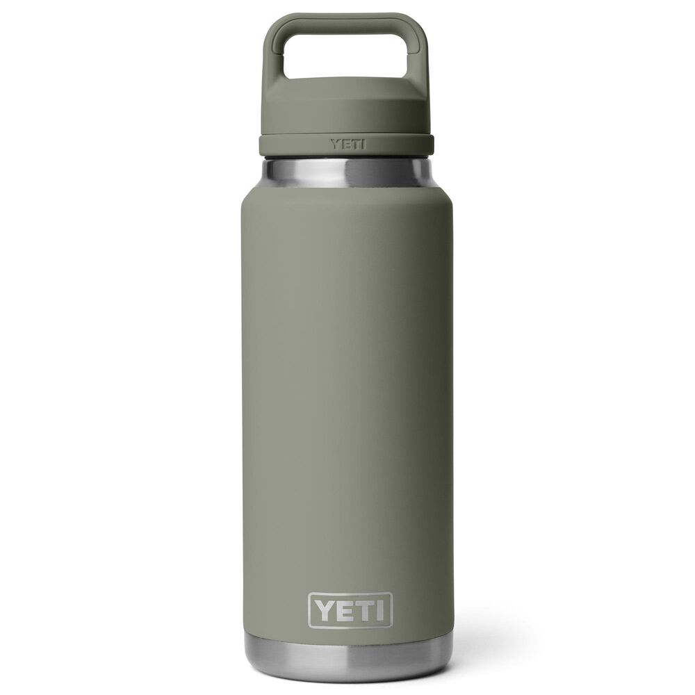 YETI Rambler 36 Oz Water Bottle with Chug Cap in Pampa Green, , large
