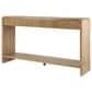 Hearth and Haven 3-Drawer Console Table with Open Shelf in Brown, , large