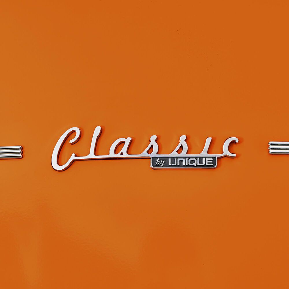 Unique Appliances Classic Retro 12 Cu. Ft. Bottom Freezer Regfrigerator In Creamsicle Orange, , large
