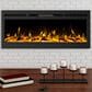Timberlake Hastings Home 50" Electric Wall Fireplace in Black, , large